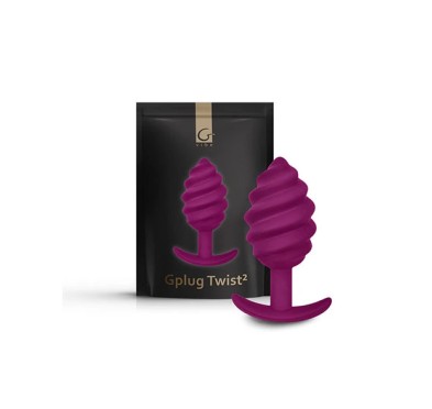 Plug analny - Gvibe Gplug Twist 2 Sweet Raspberry